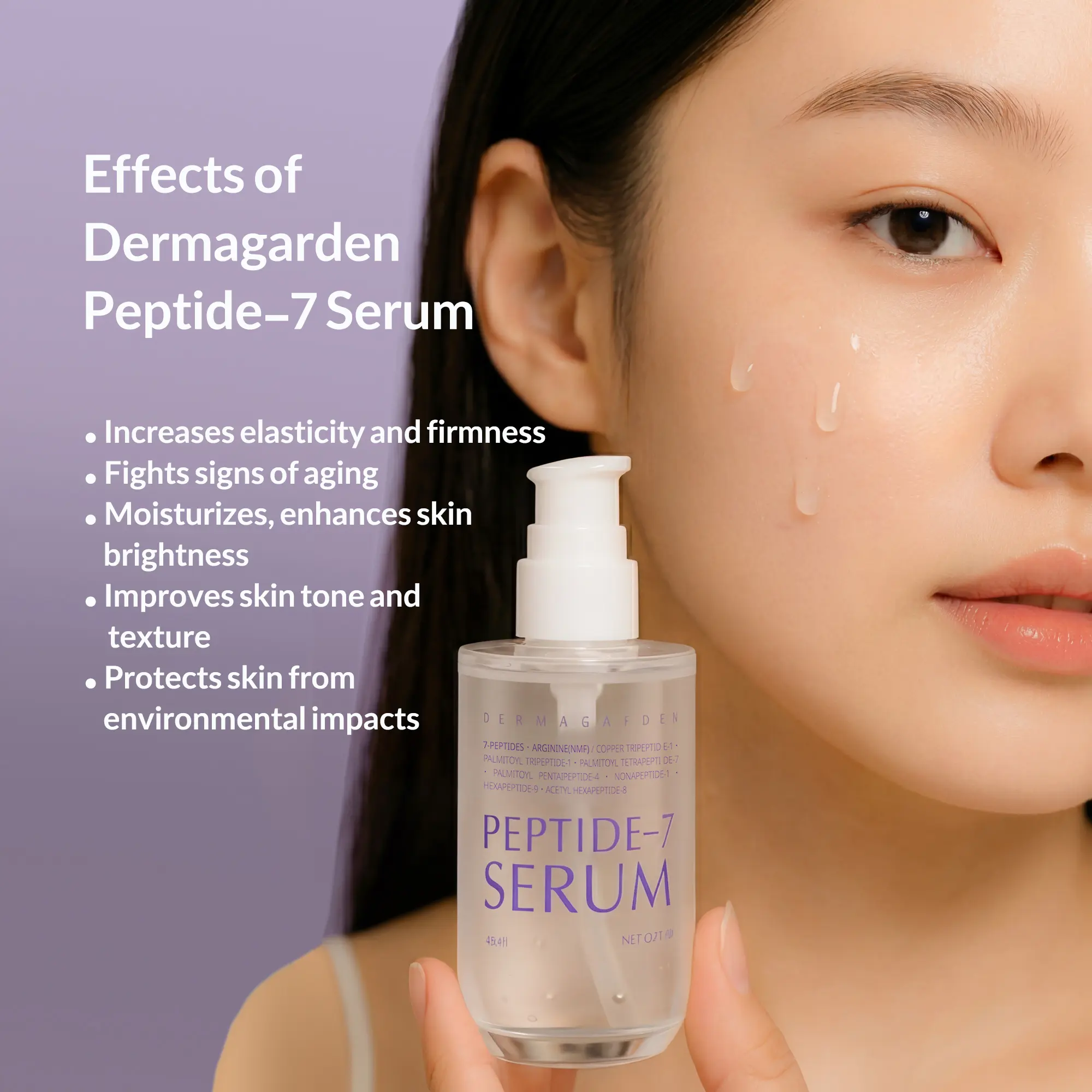 Dermagarden Peptide Serum for Firm, Youthful Skin